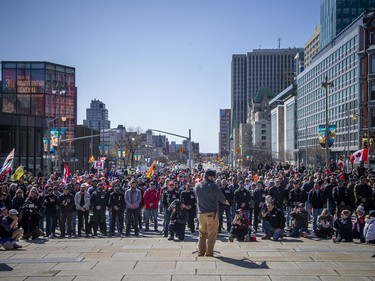 'Rolling Thunder' Ottawa held a ceremony at the National War Memorial downtown Ottawa, Saturday, April 30, 2022.