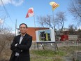 Can Le, head of the Vietnamese Canadian Centre, on the site of the future Vietnamese Boat People Museum in Ottawa.