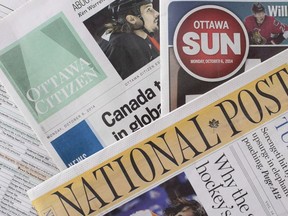 Postmedia newspapers, including the Ottawa Citizen, are among legacy media that may be helped by the legislation, if passed.