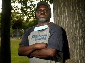 File: Obi Ifedi returns to the public park near his home where he was assaulted by an Ottawa bylaw officer while walking with his young daughter.