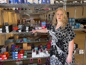 Venus Envy owner Samantha Whittle has had to close the bricks and mortar store on Bank Street because of damage caused by fire in a neighbouring unit and to run the business out of a Catherine Street warehouse.