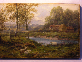 Painting Shaw.