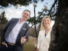 Adam Joiner, chief executive officer of BGC Ottawa, and Jonelle Istead, chief advancement officer of BGC Ottawa, are excited about the upcoming BGC Ottawa Glamping Gala that will take place on the large lawn of the Tomlinson Family Foundation Clubhouse on Friday, June 10.