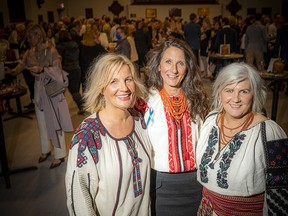 Laryssa Korbutiak, Oresta Korbutiak and Larysa Rozumna held a sold-out event, Pysanka: To Ukraine With Love, at allsaints event space Monday, April 25, with over $75,000 raised going to the Canada-Ukraine Foundation.