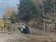 Allegedly drunk driver left his cellphone and wallet at the scene of this crash in the Pontiac region.