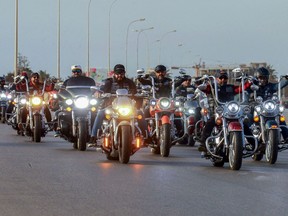 Up to 1,000 motorcycles and other vehicles are expected to arrive on Parliament Hill for a rally at about 6 p.m. on Friday, April 29.