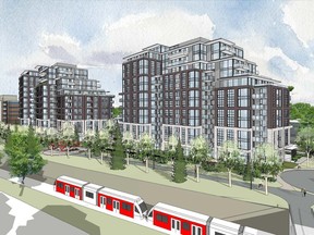 Uniform Properties, with Hobin Architecture, is proposing to build 263 units in a 12-storey apartment complex at 335 Roosevelt Ave. in Westboro.  A previous development attempt was stopped by a provincial court.