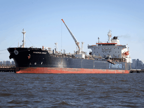 An oil tanker leaves a Russian port around the time the country invaded Ukraine in late February. "Petroleum products is 50 per cent of Russia's exports, gas is some five to seven per cent — the majority of Russian exports are not under sanction," says Mark Manger of the Munk School of Global Affairs and Public Policy.