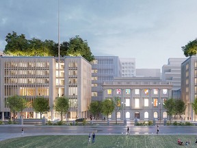 Six plans to redo the core of Wellington Street across from Parliament