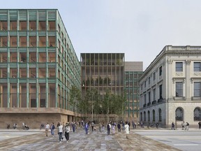 Six plans to redo the core of Wellington Street across from Parliament
