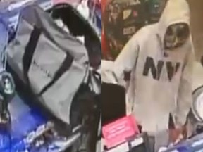 Ottawa police are seeking public assistance to identify a man involved in a robbery on Hobin Street in Stittsville April 13th, 2022.