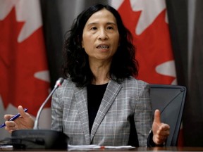 FILE PHOTO: Canada's Chief Public Health Officer Dr. Theresa Tam says Canada has a limited supply of smallpox vaccines, which might help with monkeypox. The public health agency has confirmed two cases of the disease in Canada.