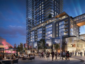 Artist's rendering of Lansdowne 2.0: The Ottawa Sports and Entertainment Group says 1,200 residential units could be built in the next redevelopment phase of Lansdowne Park.