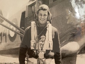 Cobby Engelberg’s plane was shot down over France on D-Day, June 6, 1944. His son, Harvey Engelberg, tried for decades to track down those who helped his father survive. Photo courtesy Harvey Engelberg.