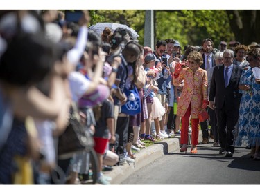 OTTAWA -- Princess Margriet of the Netherlands and her husband, Professor Pieter van Vollenhoven, took part in the official opening of the Canadian Tulip Festival during their visit to Canada, Saturday, May 14, 2022. After the ceremony at the "Man with Two Hats" monument, located across from Dow's Lake, the pair had a tour through Commissioners Park to enjoy the festival and all the beautiful tulips in full bloom. 


ASHLEY FRASER, POSTMEDIA