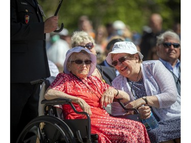 OTTAWA -- Princess Margriet of the Netherlands and her husband, Professor Pieter van Vollenhoven, took part in the official opening of the Canadian Tulip Festival during their visit to Canada, Saturday, May 14, 2022. After the ceremony at the "Man with Two Hats" monument, located across from Dow's Lake, the pair had a tour through Commissioners Park to enjoy the festival and all the beautiful tulips in full bloom. Ms. Van de Laar, a Dutch War Bride was a special guest at the ceremony Saturday. 


ASHLEY FRASER, POSTMEDIA