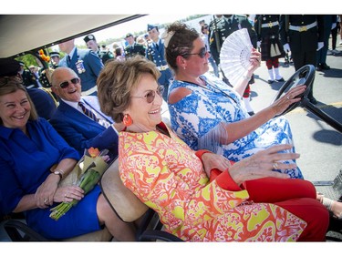 OTTAWA -- Princess Margriet of the Netherlands and her husband, Professor Pieter van Vollenhoven, took part in the official opening of the Canadian Tulip Festival during their visit to Canada, Saturday, May 14, 2022. After the ceremony at the "Man with Two Hats" monument, located across from Dow's Lake, the pair had a tour through Commissioners Park to enjoy the festival and all the beautiful tulips in full bloom. 


ASHLEY FRASER, POSTMEDIA