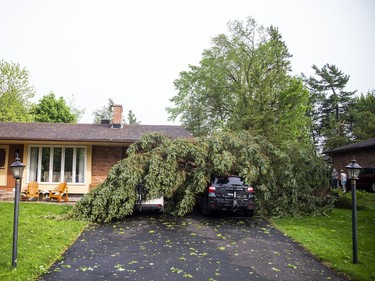 The Stittsville area and many other parts of the Ottawa region were hit by a powerful storm on Saturday, May 21, 2022.