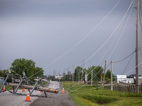 Ottawa and the surrounding area were hit with a destructive storm Saturday. Clean-up was well underway by hydro, community members and first responders, Sunday, May 22, 2022.