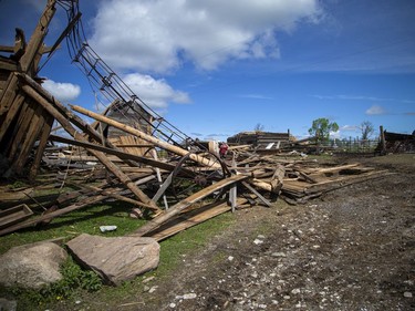 The Scott's family farm lost a piece of White Lake history during the damaging storms that hit the Ottawa and surrounding areas Saturday.