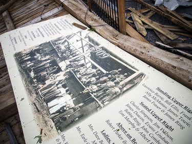 James Campbell, owner of Campbell Farms in White Lake, lost the barn that was built in 1909 and survived five generations, during Saturday's devastating storm that ripped through the region.