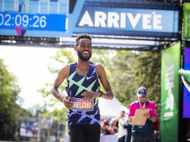 OTTAWA --  Abdi Ali Gelchu, second place finisher of the marathon, at Tamarack Ottawa Race Weekend, Sunday, May 29, 2022.
ASHLEY FRASER, POSTMEDIA