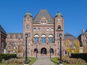 Ontario Legislative Building at Queen's Park.