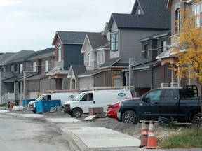 Housing construction in the Ottawa area.