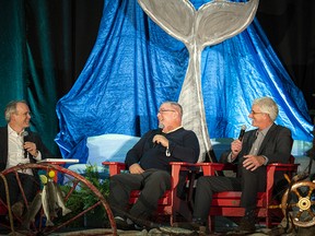 CTV’s Graham Richardson invited Russ Barry and his friend Vaughn Barnum, an ABLE2 client, onstage to share their story at ABLE2’s first Evening in the Maritimes since the pandemic.