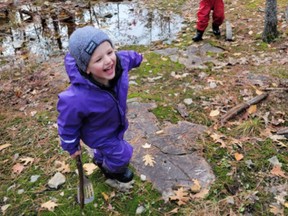 The CECCE’s new nature school classes allow students to participate in outdoor sessions at least once a week all year long.  SUPPLIED PHOTOS