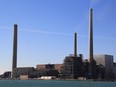 FILE Photo of DTE Energy's St. Clair Power Plant across the St. Clair River from Ontario.
