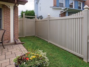 Vinyl fences are durable, customizable and come in a variety of colours. SUPPLIED PHOTOS