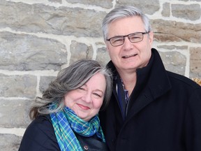 Cyndi Beales-Alcock and her husband Ken, a prostate cancer survivor and ride captain of this year’s Ottawa Motorcycle Ride for Dad.  SUPPLIED PHOTOS