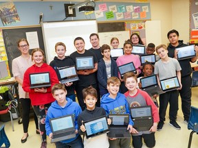 The OCSB works to ensure that all students have access to the latest technology tools. (Photo taken pre-COVID.)  SUPPLIED PHOTOS