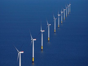 A view of the Walney Extension offshore wind farm operated by Orsted in England. Orsted is one of the companies refusing to cave into Russia's new payment terms.