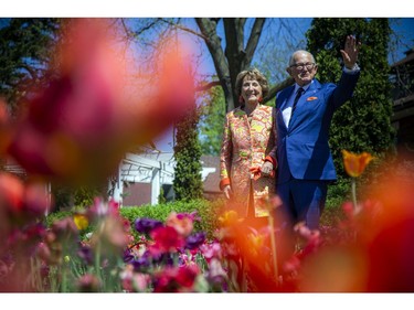 OTTAWA -- Princess Margriet of the Netherlands and her husband, Professor Pieter van Vollenhoven, took part in the official opening of the Canadian Tulip Festival during their visit to Canada, Saturday, May 14, 2022. After the ceremony at the "Man with Two Hats" monument, located across from Dow's Lake, the pair had a tour through Commissioners Park to enjoy the festival and all the beautiful tulips in full bloom. 


ASHLEY FRASER, POSTMEDIA