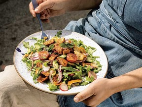 California fattoush salad from Arabiyya.