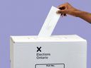 Ontario ballot box for voting Credit: Elections Ontario/Postmedia