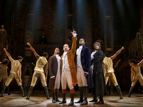 The Broadway Across Canada production of Hamilton will be part of the summer lineup.