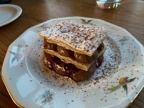 Mille Feuille at Le Poisson Bleu.
