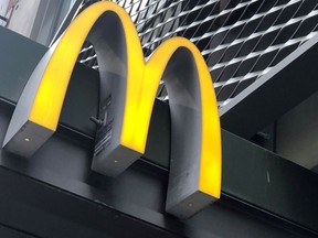 FILE PHOTO: The McDonald's logo.