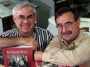 Ron, left, and Gerald Tracey are seen together in 2002.