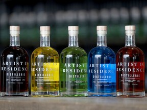 Artist in Residence Distillerie products.