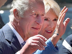 Prince Charles and Camilla, Duchess of Cornwall, visit the ByWard Market in Ottawa on Wednesday.