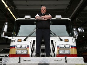 District 7 Area Manager Larry Roy poses for a photo in Ottawa on Tuesday.  The Ottawa Fire Service is in the midst of a major recruitment of new volunteer firefighters, of which it has approximately 500.