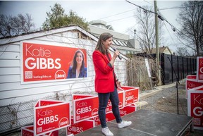 Ontario Liberal candidate Katie Gibbs says she believes voters in Ottawa Center are willing to give another look at her party in the wake of its 2018 defeat. Ashley Fraser/Post Media