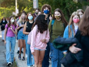 With a new school year starting, the Ottawa health unit urged people to give students the best chance to go to school safely by keeping up measures to reduce the spread of the virus.