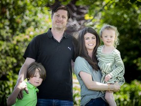 CHEO Telethon Comes At 'Just The Right Time' For The Community To Show Support Tim and Jamie Eberts took part in the CHEO telethon with their two children, six-year-old Jacob and five-year-old Olivia, on Sunday, June 5, 2022.
