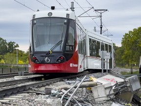 On September 19, 2021, an LRT train suffered a derailment west of Tremblay Station that shut down the system for one month, 23 days.