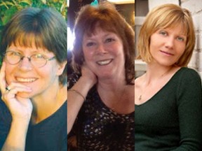 Nathalie Warmerdam, left, Carol Culleton, middle, and Anastasia Kuzyk were killed in September, 2015.